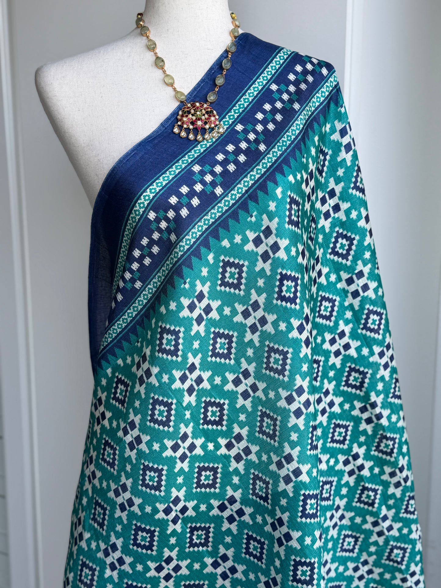 Ikat Printed Dupatta | Party Wear Dupatta