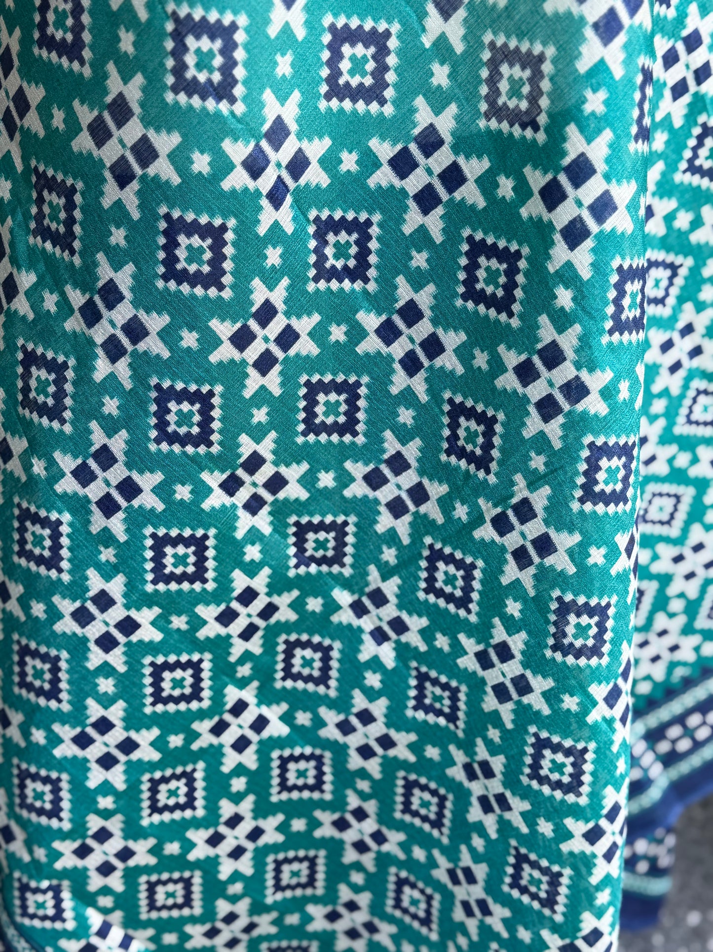 Ikat Printed Dupatta | Party Wear Dupatta