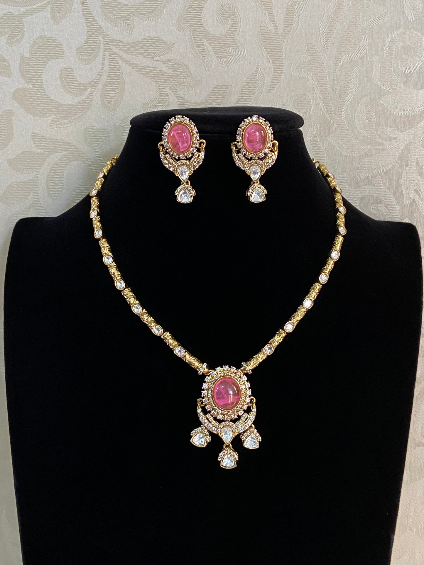 AD Kundan Necklace | Indian Jewelry In USA