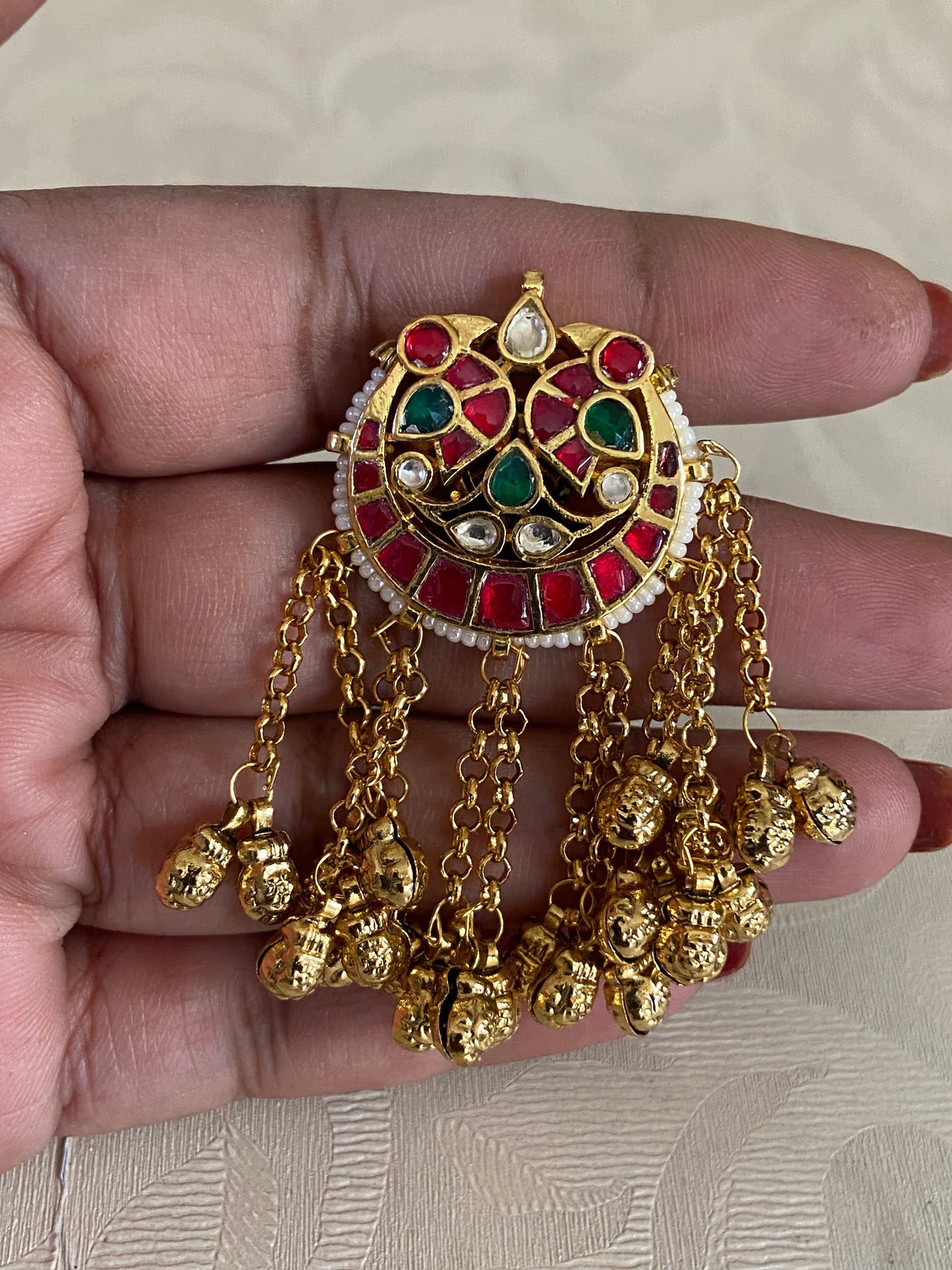 Ahmadabadi Jadau Kundan Finger Ring | Kundan jewelry In USA