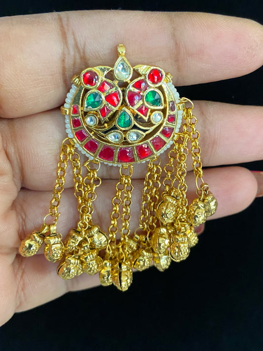 Ahmadabadi Jadau Kundan Finger Ring | Kundan jewelry In USA