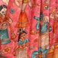 Big Border Printed Fabric Lehanga | Traditional Langa voni | Teens Ethnic Wear