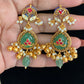 Ahmedabadi Semi Precious Kundan Earrings | Indian Earrings In USA