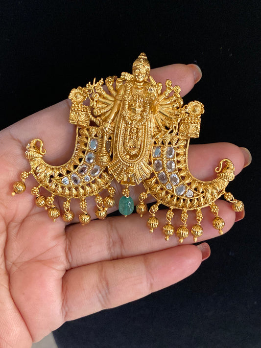 Visvarupam Puligoru style Pendant | Traditional Antique Pendant