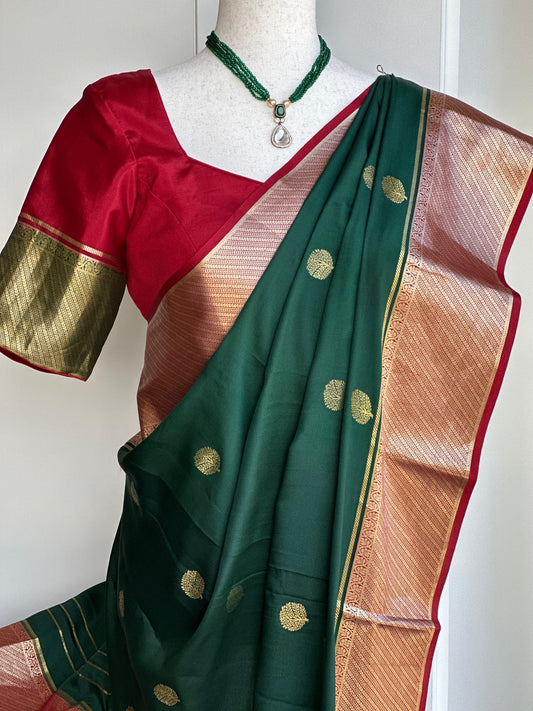 Mysore Crape Silk Saree | Silkmark certified saree