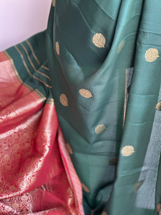 Mysore Crape Silk Saree | Silkmark certified saree