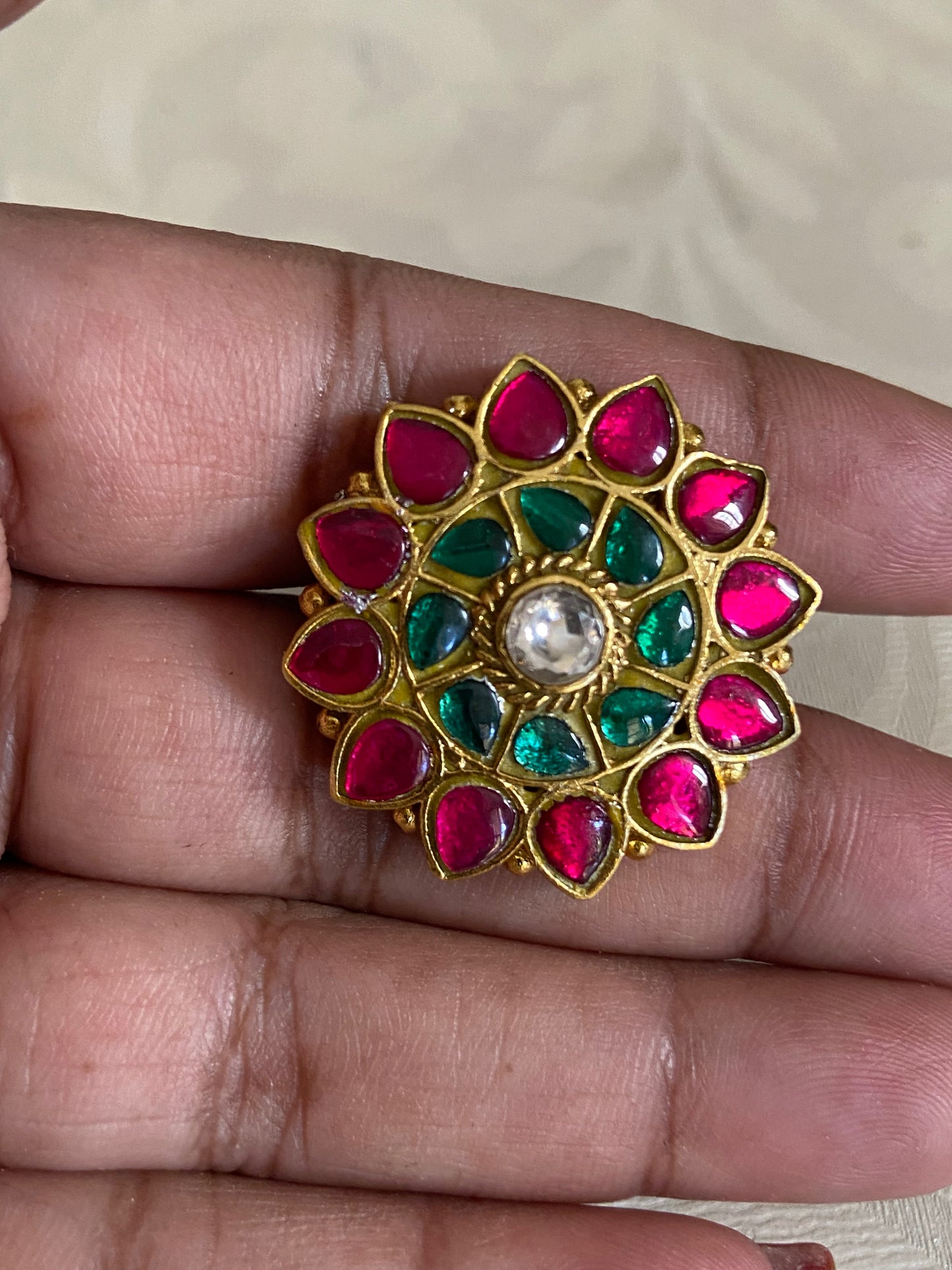 Jadau Kundan Finger Ring | Traditional Finger Ring | Gift Idea
