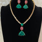 Moissanite Emerald Necklace Set | Latest Indian Jewelry In USA