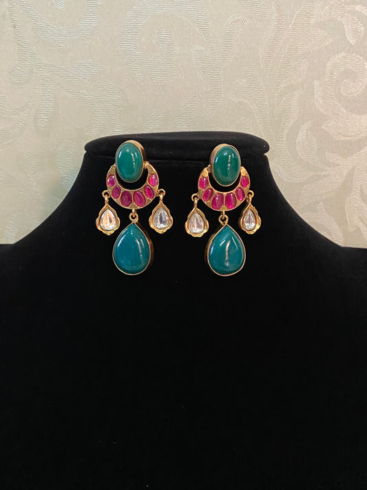 Precious Kundan Earrings | Latest Earrings
