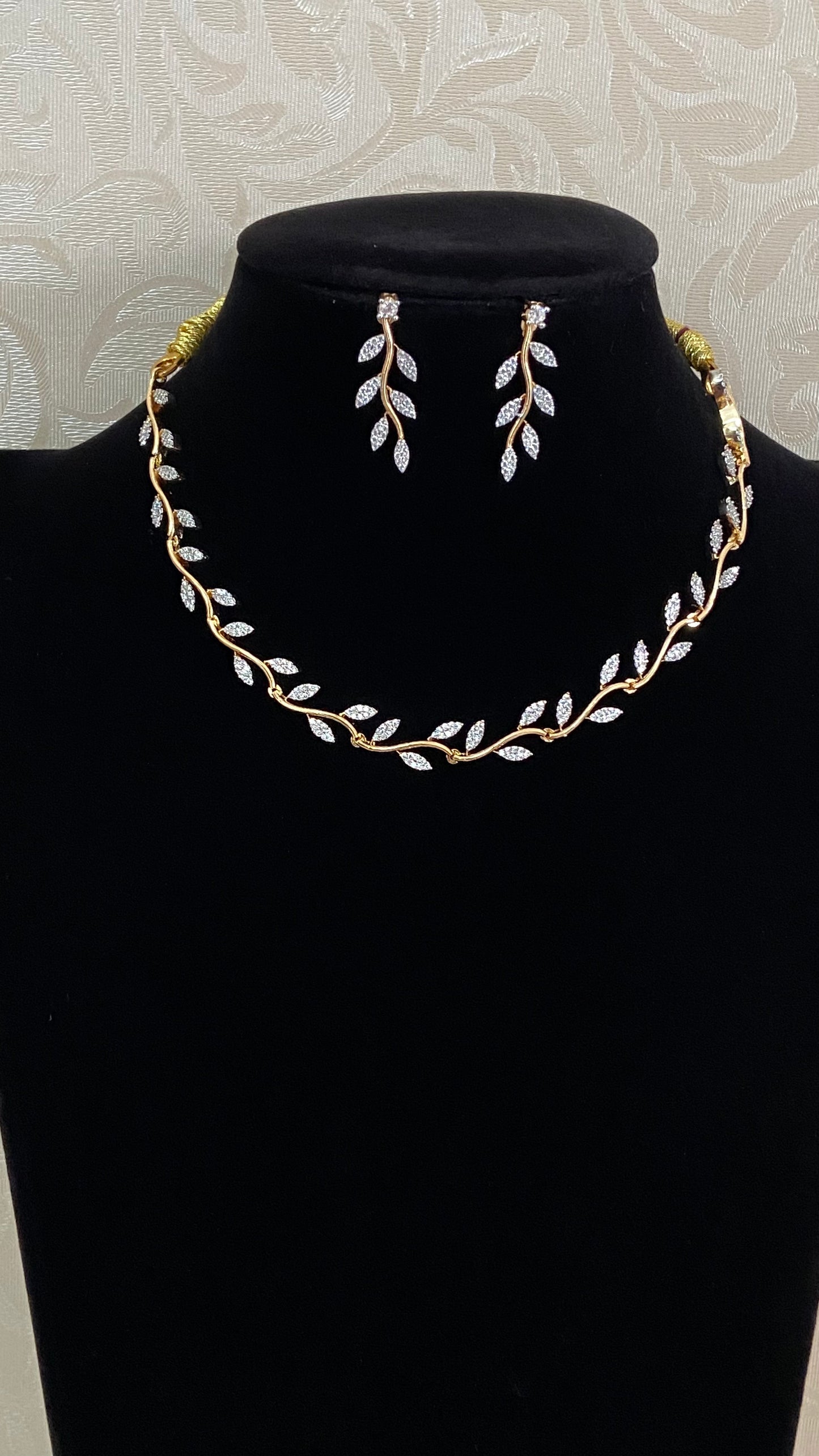 AD Simple Necklace Set | Indian Jewelry In USA | Gift Idea