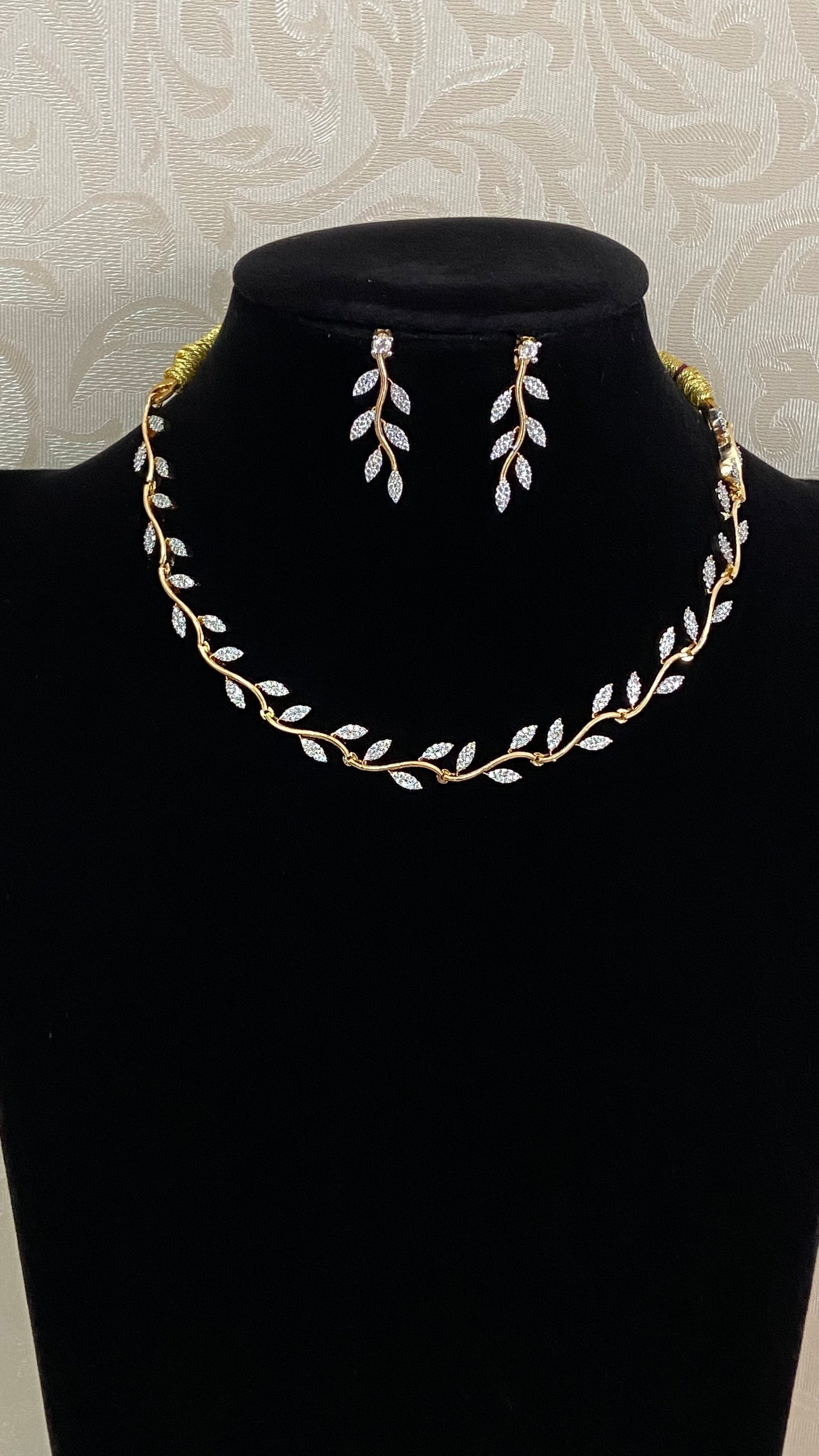 AD Simple Necklace Set | Indian Jewelry In USA | Gift Idea