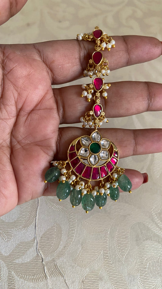 Jadau Kundan Maang Tikka | Traditional Maang Tikka | Gift Idea