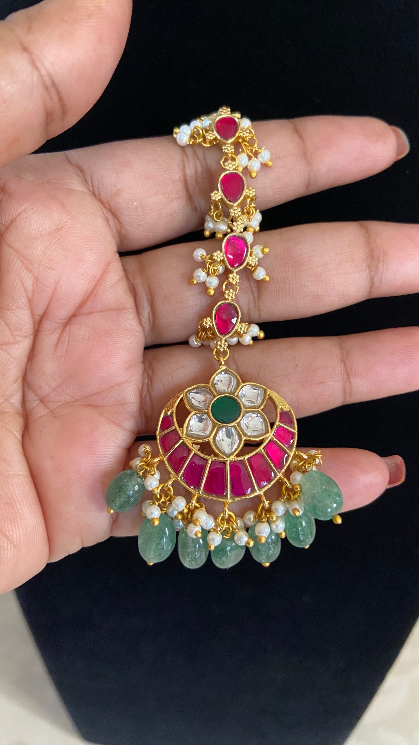 Jadau Kundan Maang Tikka | Traditional Maang Tikka | Gift Idea