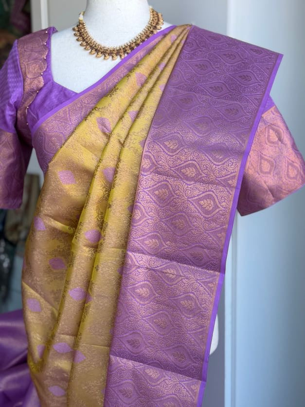 Kanchi Pattu Saree | Indian Traditional Kanjivaram Silk Saree | Bridal Saree