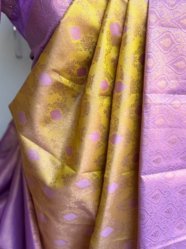 Kanchi Pattu Saree | Indian Traditional Kanjivaram Silk Saree | Bridal Saree