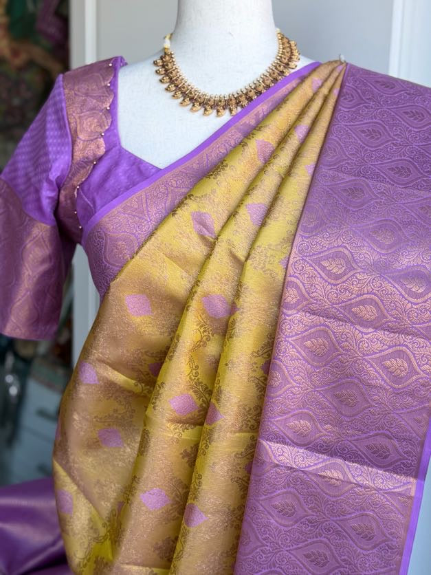 Kanchi Pattu Saree | Indian Traditional Kanjivaram Silk Saree | Bridal Saree