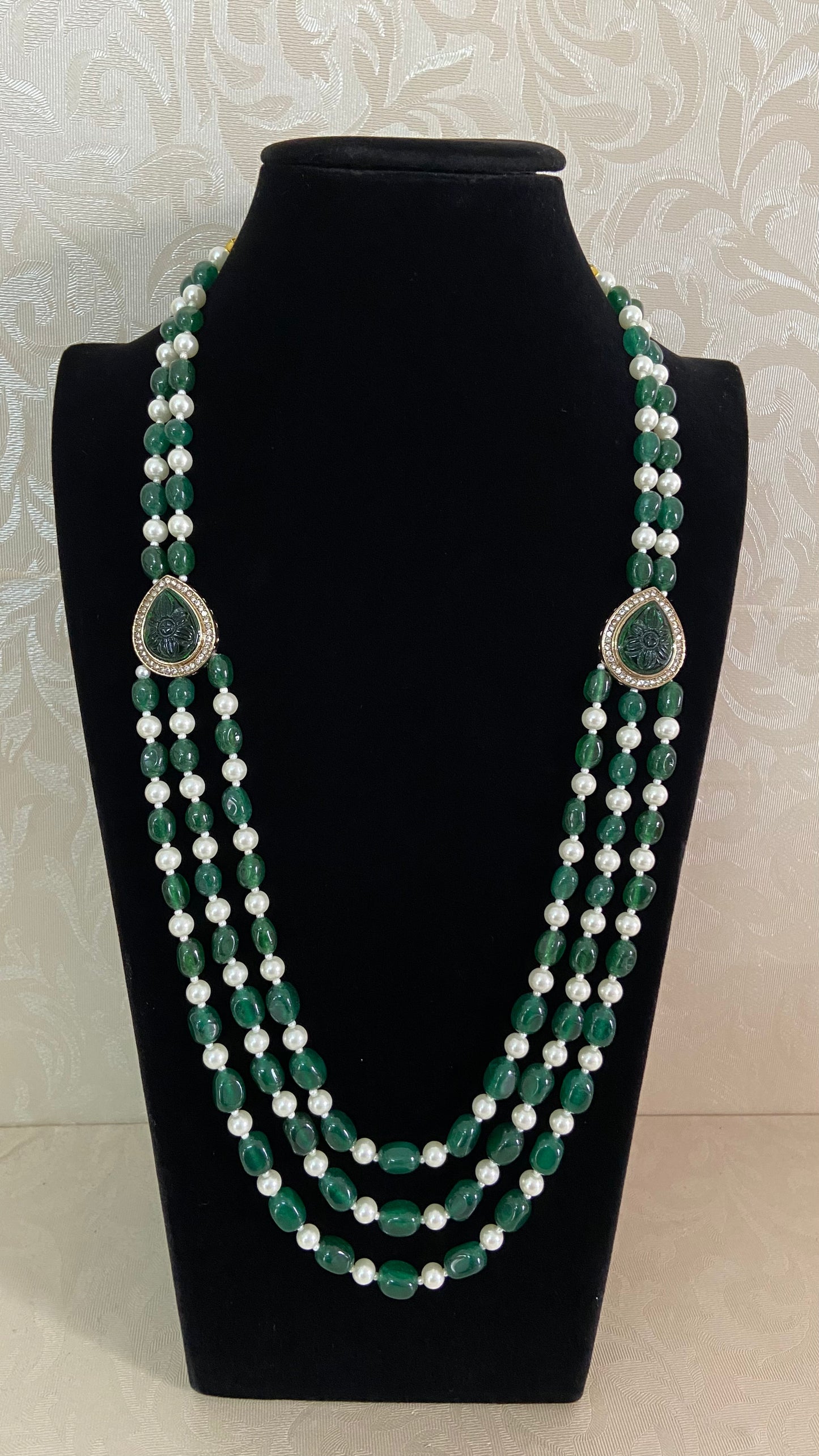 Beads Side Pendants Necklace | Indian Jewelry in USA