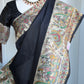 Madhubani Printed Pure Silk Saree | Indian Sarees in USA | Light weight saree
