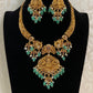 Antique Nakshi Lakshmi Kante With Earrings | Traditional Bridal Necklace