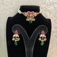 Ahamadabadi Kundan Choker Set | Handmade jewelry | Indian jewelry in USA