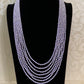 Swarovski Pearl & Beads Mala Necklace | Indian Beads Necklace