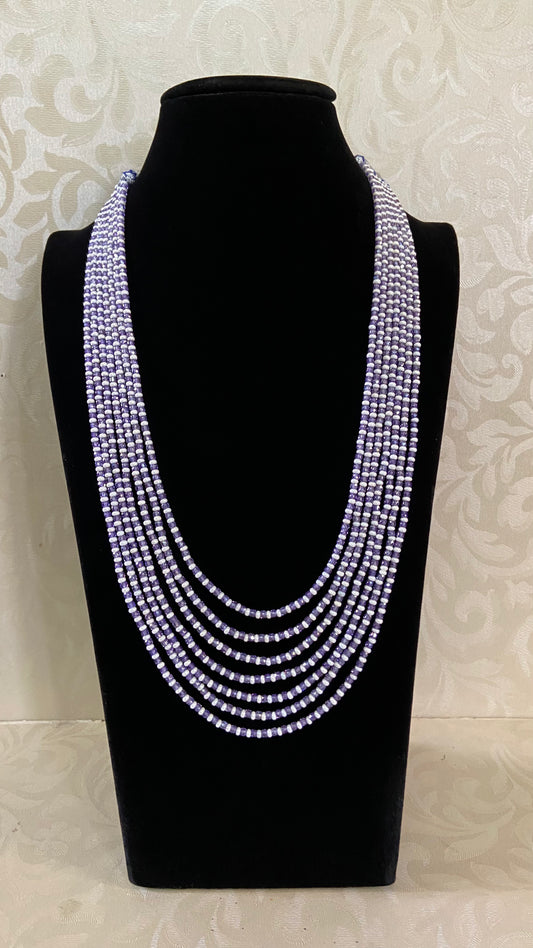Swarovski Pearl & Beads Mala Necklace | Indian Beads Necklace