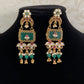 Premium Semi Precious Kundan Earrings| Fusion Kundan Earrings | Indian Jewelry