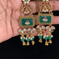 Premium Semi Precious Kundan Earrings| Fusion Kundan Earrings | Indian Jewelry