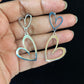 Heart dangler Earrings | fancy earrings