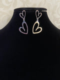 Heart dangler Earrings | fancy earrings