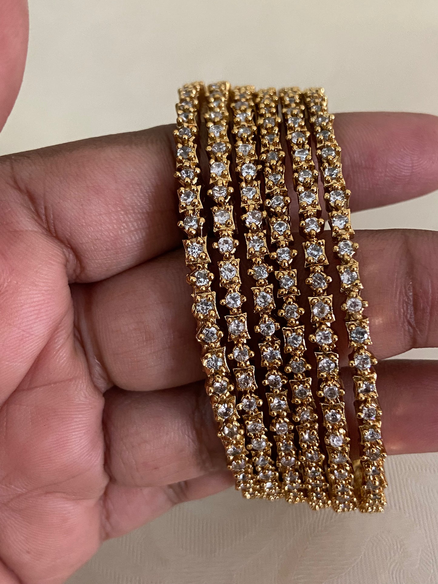 AD 12 Bangles Set | Traditional Indian Jewelry
