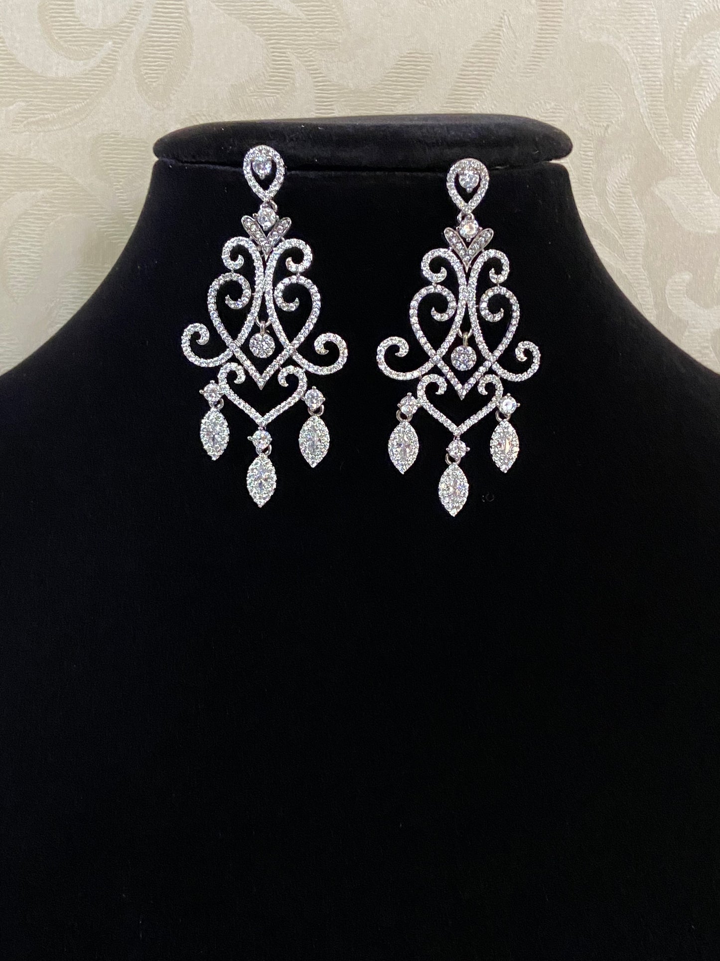 Victorian cz Earrings | Party wear earrings