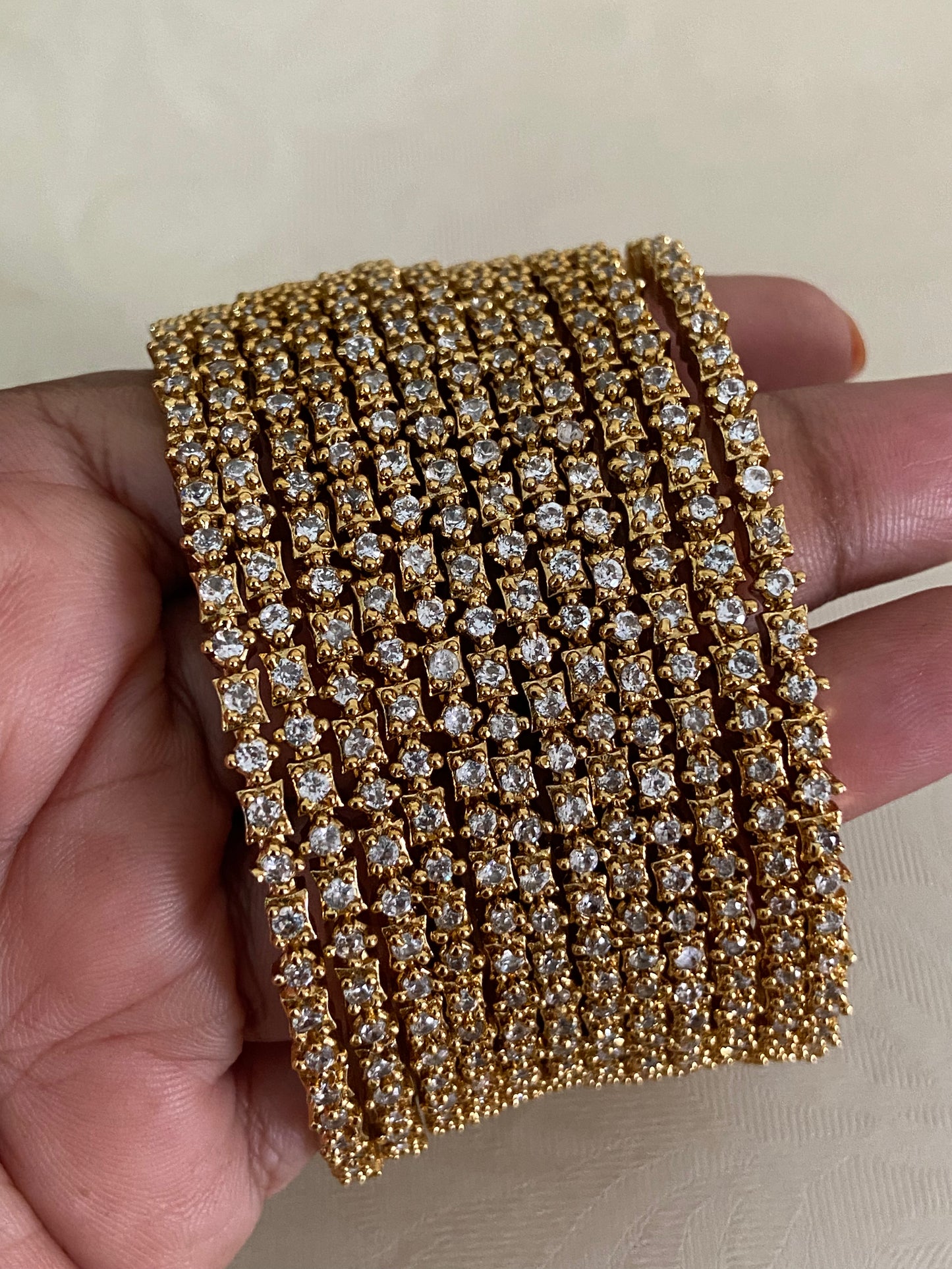 AD 12 Bangles Set | Traditional Indian Jewelry