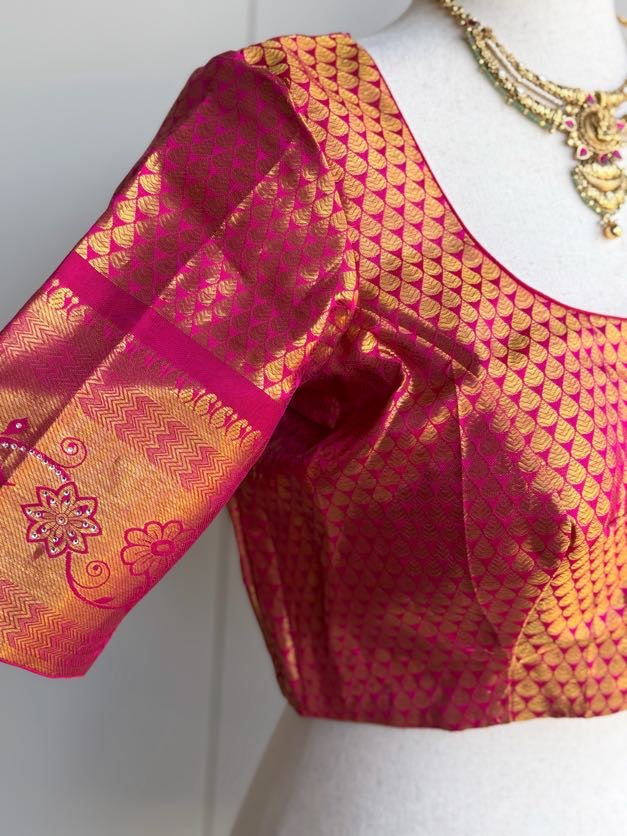 Pure Kanjivaram Pattu Saree | Indian Traditional Saree | Bridal Saree