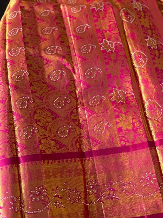 Pure Kanjivaram Pattu Saree | Indian Traditional Saree | Bridal Saree