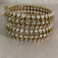 Premium Moissanite Polki Bridal Bangles |  Openable Indian Bangles