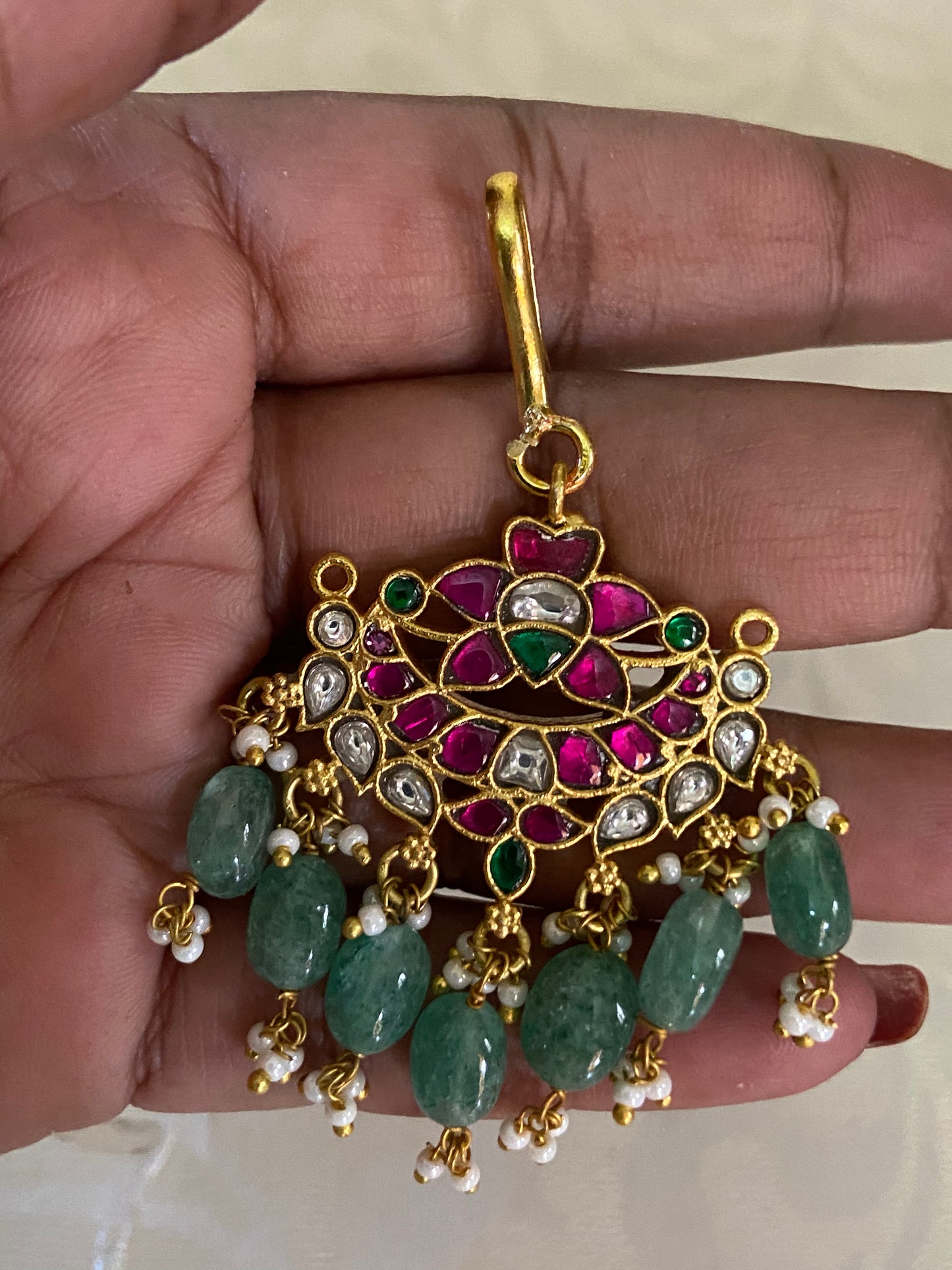 Jadau Kundan Maang Tikka | Traditional Maang Tikka | Gift Idea