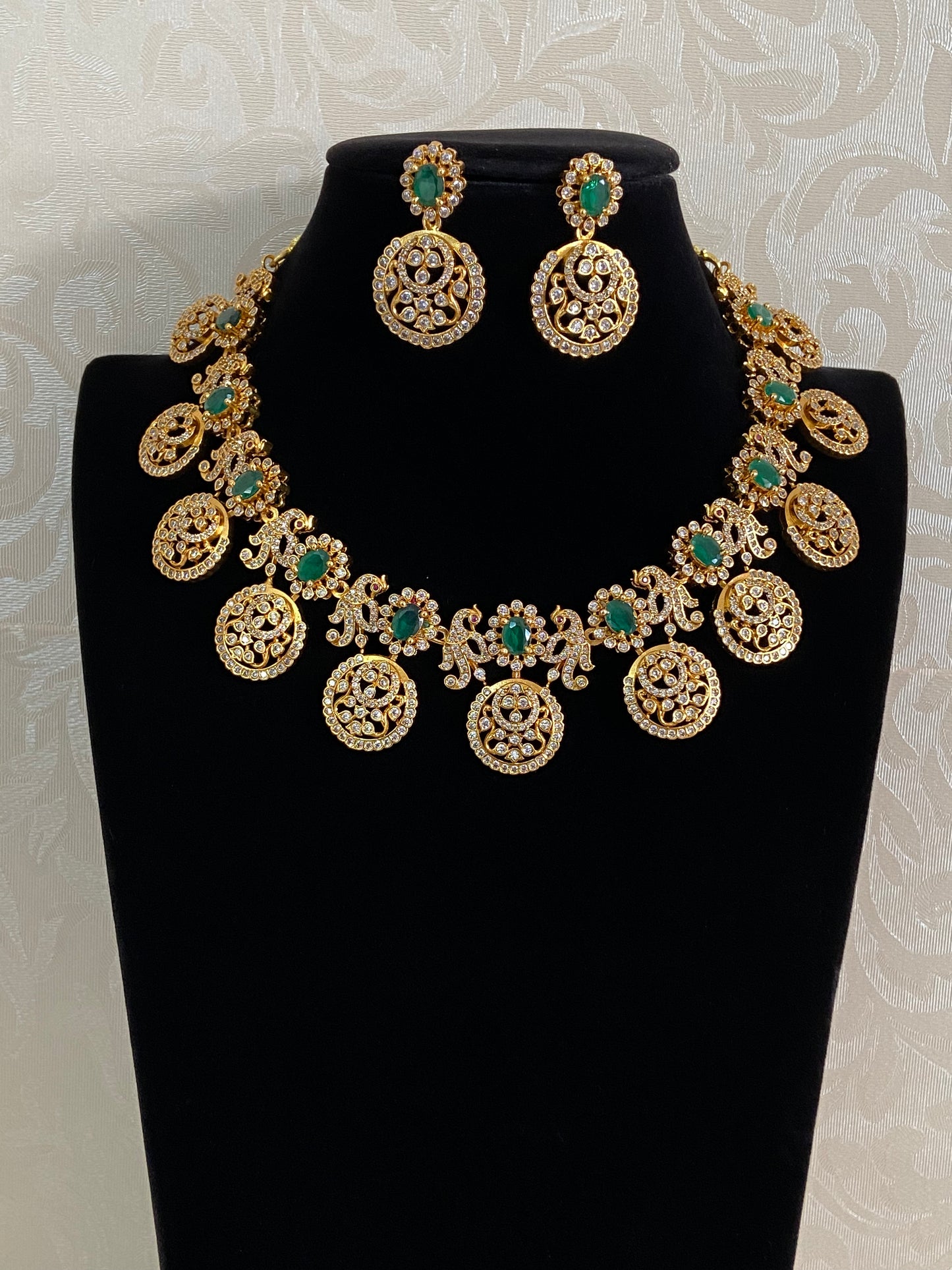 AD Bottu Necklace With Earrings | Indian Jewelry In USA