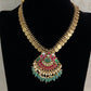 Kundan Pendant Kasula Necklace | Indian Traditional Jewlery In USA