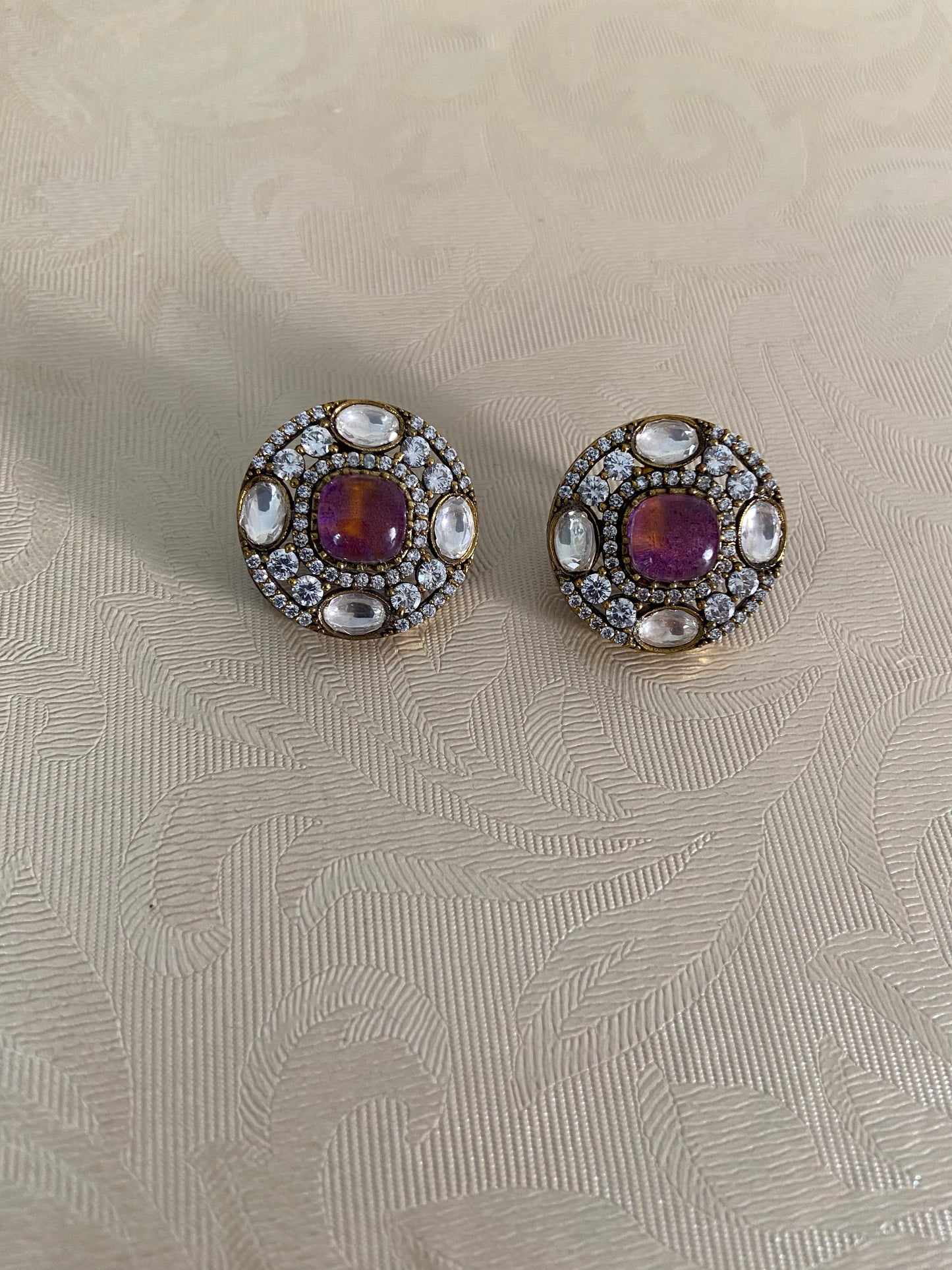 AD Victorian Studs | Indian Jewelry In USA