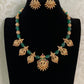 Antique Small Lakshmi Pendants Beads Mala | Traditional Beads Necklace