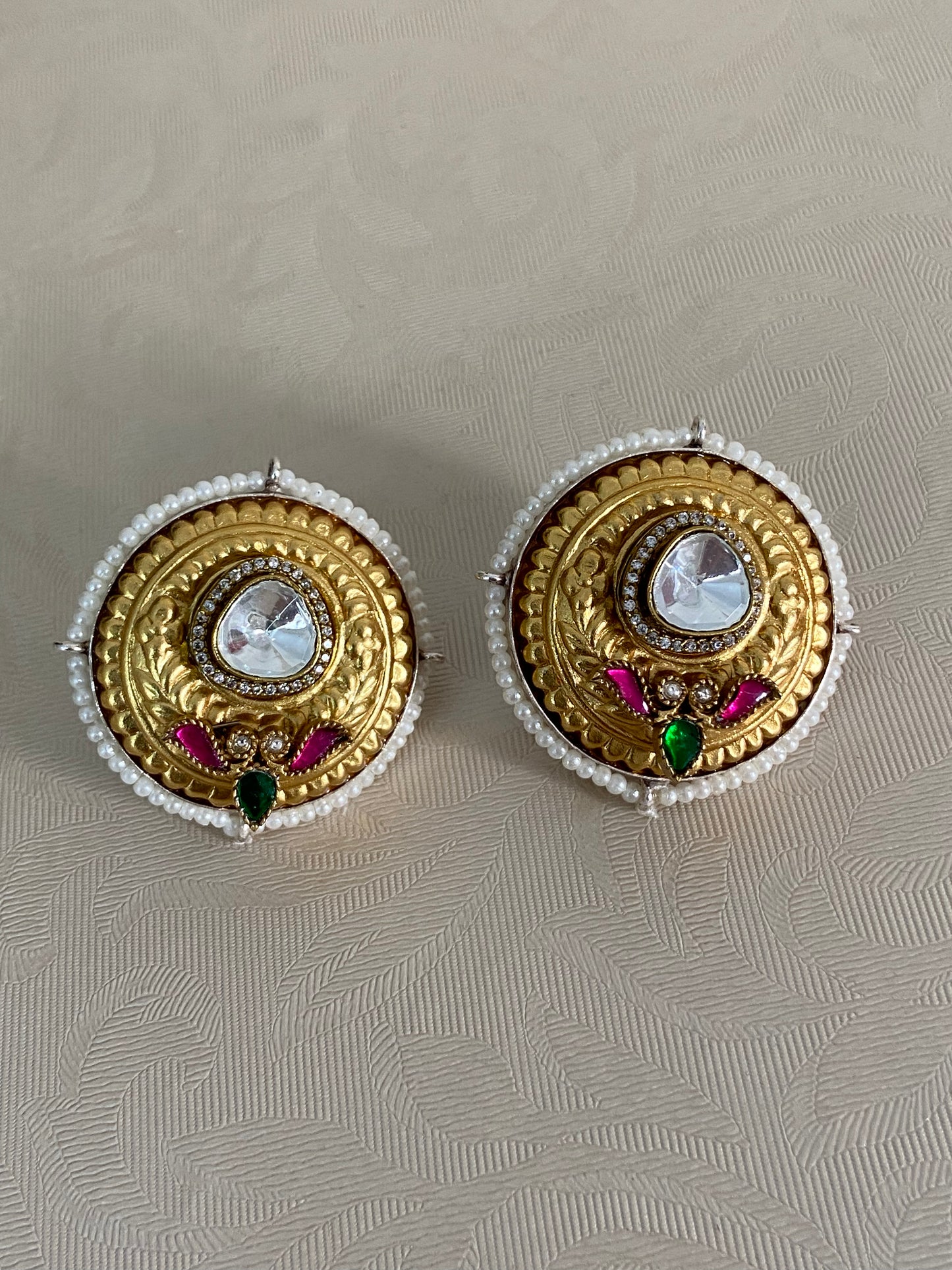 Antique Pearl Studs | Indian Jewelry In USA