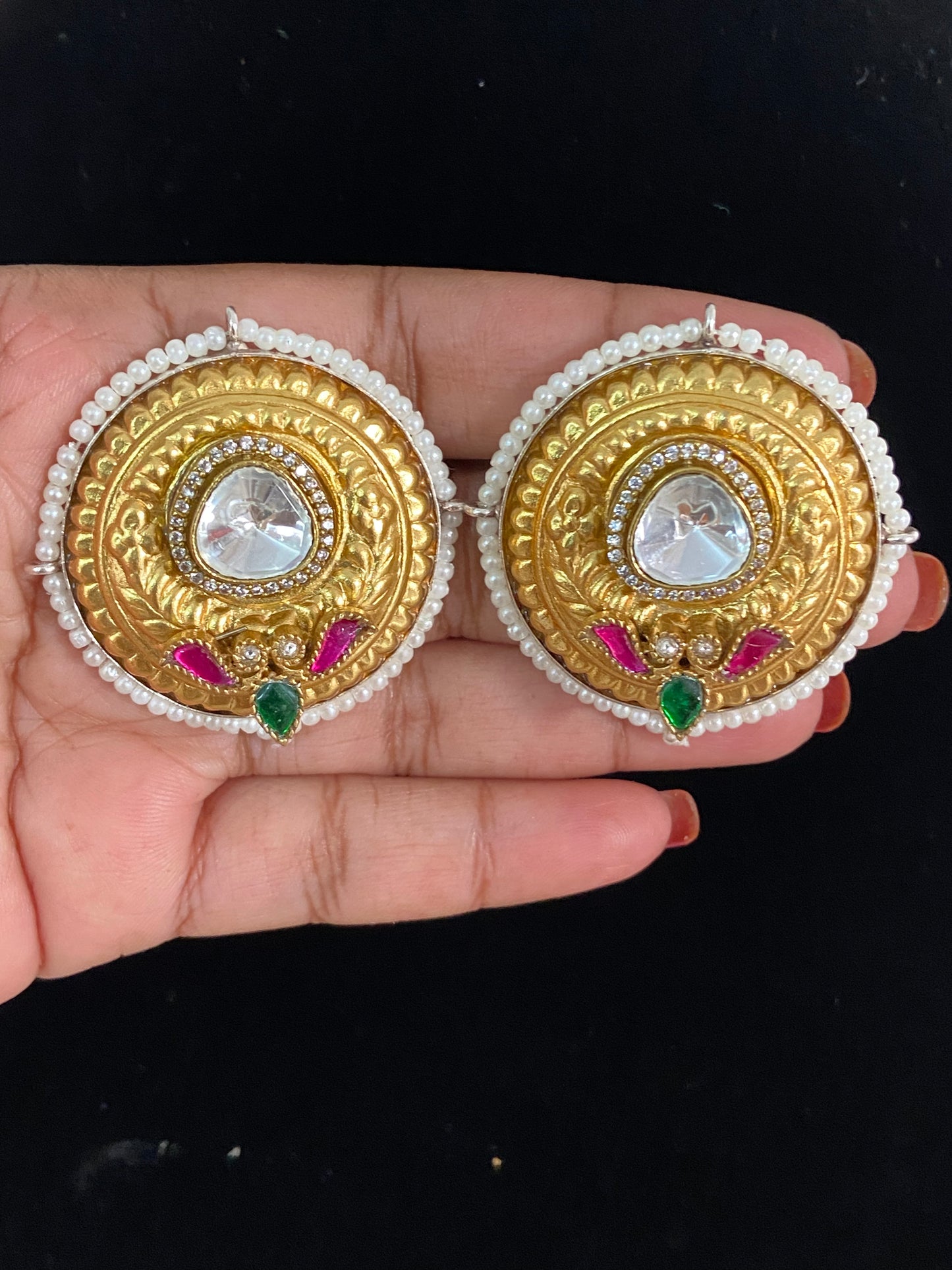 Antique Pearl Studs | Indian Jewelry In USA
