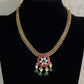 Jadau Pendant Antique Necklace | Traditional Necklace
