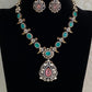 AD Victorian Kundan Necklace Set | Indian Jewelry In USA