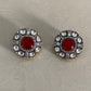 AD Kundan Studs | Indian Earrings In USA