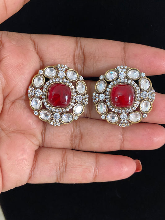 AD Kundan Studs | Indian Earrings In USA