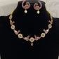 AD kemp Peacock Necklace Set | Latest Indian Jewelry In USA