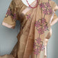 Printed Mangalagiri Handloom Saree | Light Weight Saree | Gift Idea