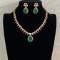 Moissanite Ruby Emerald  Necklace Set | Latest Indian Jewelry In USA
